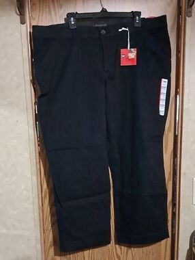 Lee Women's Black Straight Chinos Size 22WP